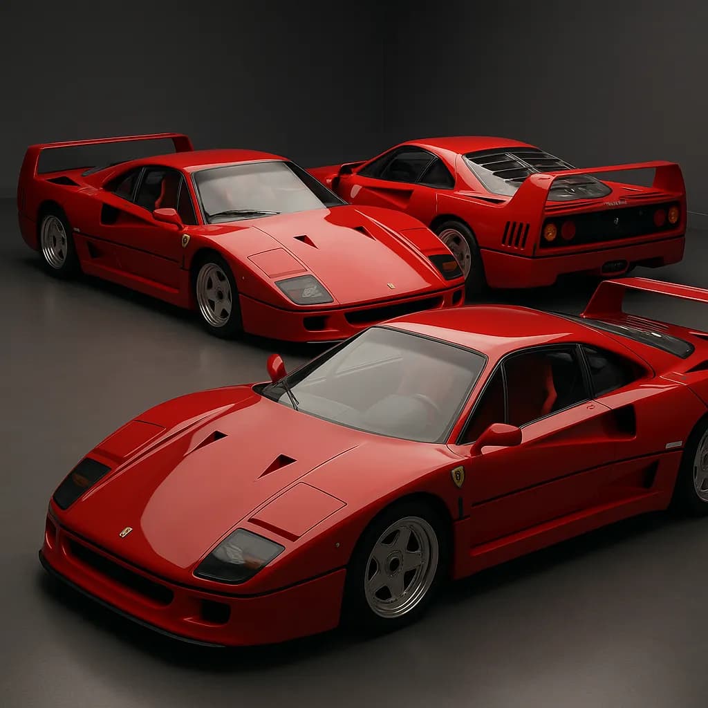 The Three Ferrari F40